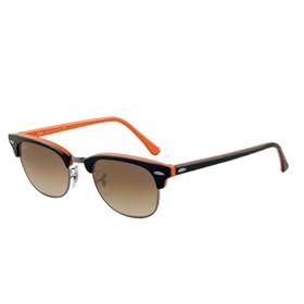Ray-ban Sunglasses Designer Fashion Authentic Unisex Colorize Wayfarer Top Black  Dark Orange ...