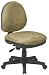Contemporary Swivel Chair with Flex Back and Grade C Ratio Pattern Fabric, Hickory