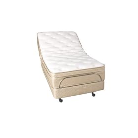 Adjustables S-Cape Twin XL Adjustable Base with Eurotop Mattress