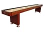 Playcraft Woodbridge 12' Cherry Shuffleboard with Camel Carpet