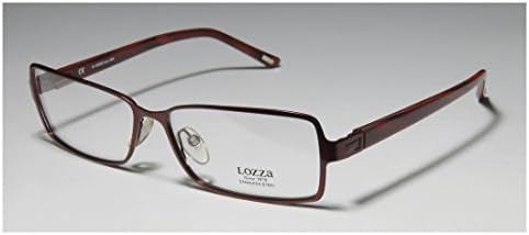 Lozza 2021 Womens/Ladies Prescription Ready Popular Style Designer Full-rim Spring Hinges Eyeglasses/Eyeglass Frame (55-14-135, Burgundy)