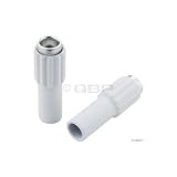 Jagwire Rubber Coated Mini Inline Adjusters, White