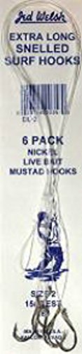 Extra Long Snelled Surf Hook
