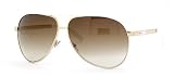 Gucci - Gucci 1827 Sunglasses Sun Glasses BROWN GRAY GRAD Lens GOLD Frame