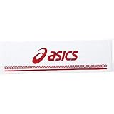 asics アシックス スポーツタオル XAL100 0123 ホワイト×レッドの画像