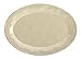 Rachael Ray Cucina Dinnerware 10-Inch x 14-Inch Stoneware Oval Platter, Almond Cream