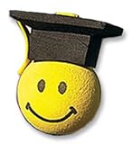 Graduation Yellow Smilie Antenna Topper