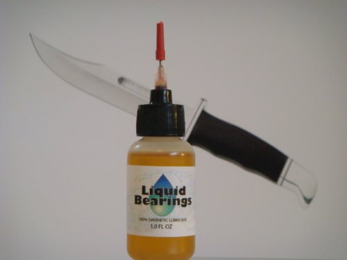 Liquid Bearings, 100%-synthetic Oil for any folding or fixed-blade knife, SUPERIOR lubrication and rust prevention for knives!! Liquid Bearings, 100%-synthetic Oil for any folding or fixed-blade knife, SUPERIOR lubrication and rust prevention for knives!!