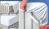 Great Ideas Set of 4 Sheet Fasteners - Four Sheet Ties - Stops Bedding From Slipping Off Mattress Or Cot Bed - Also Ideal For Ironing Board Covers