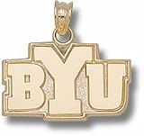Brigham Young (BYU) Cougars 1/2 BYU Pendant - Gold Plated Jewelry