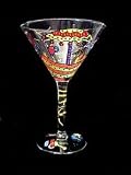 Beach Party Design - Hand Painted - Grande Martini - 10 oz.