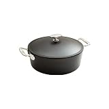 Lodge Signature 7-Quart Seasoned Cast-Iron Dutch Oven with Stainless-Steel Handles