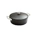 Kitchen & Housewares : Lodge Signature 7-Quart Seasoned Cast-Iron Dutch Oven with Stainless-Steel Handles