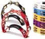 Rhythm Tech RT 1011  Tambourine, Black, Brass Jingles