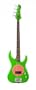 Fleabass Model 32 Bass Guitar Green and Pink (Punk)