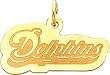 14K Gold NFL Miami Dolphins Charm