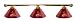 St. Louis Cardinals Pool Table Light - Brass Bar