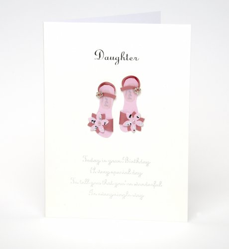 Daughter Hand Made Shoes Birthday Card