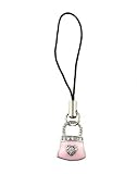 Cell Phone Charm - C15 - Strap Style - Purse with Heart ~ Pink