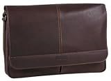 Kenneth Cole Columbian Leather Risky Business Messenger Bag