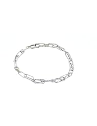 14K White Gold Fancy Link Bracelet