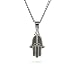 Jewelry : Stainless Steel Hamsa Pendant