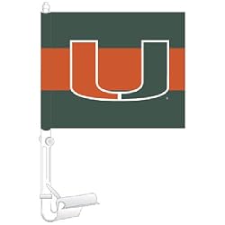 Miami Hurricanes NCAA Car Flag (11.75x14.5) by Wincraft