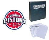 Detroit Pistons Basketball Cards w/ Collector's Mini Binder & Pages