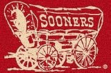 Oklahoma Sooners ( Covered Wagon ) 4 &acute; x 6 &acute; Team Door Mat - B0001H0MVE