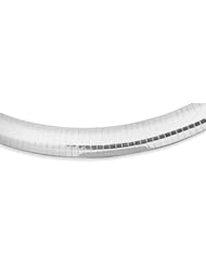 CleverSilvers 8 Inch 10mm Domed Omega Bracelet
