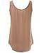 Awesome21 Women's Solid Basic Lightweight Sleeveless Flowy Tank Top