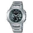 Casio #AQ160WD-1BV Analog-Digital Chronograph Alarm Watch with Active Dial