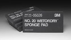 3M 05526 Wetordry Sponge Pad 20,, 2 3/4 in x 5 1/2 in x 3/8 in