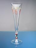Georgio Crystal Champagne Halo Flute Glasses (Set of 4)
