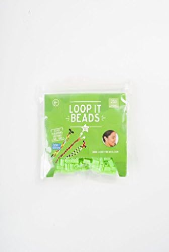 Loop It Beads - 250 Pack - Lime Green Fashion Accessory