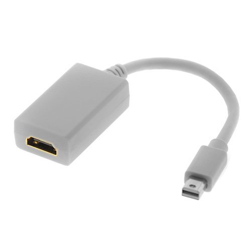 Mini DisplayPort to HDMI Female Adapter Cable for Apple Macbook, Macbook Pro, iMac, Macbook Air, Mac Mini Laptop