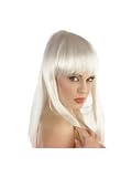 Long Length Platinum Blonde Wig