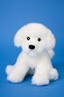 PUFF BALL BICHON PUP PLUSH TOY 12"