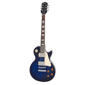 Epiphone LP Standard Plus-Top Les Paul Collection Electric Guitar, Trans Blue