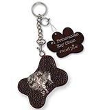 Pomeranian Dog Photo Key Chain