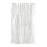Tadpoles Multi-Layer Tulle Curtain Panel in White