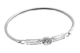 Sterling Silver Mackintosh Bangle