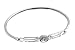 Sterling Silver Mackintosh Bangle