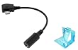 Stereo Headset Headphones Earphones Adapter Plug Earbuds Earpieces Audio Jack Converter Micro-USB to 3.5mm for Sprint LG LX290 (Comes with Universal Phone Stand)