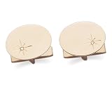 14k Yellow Gold Cuff Links