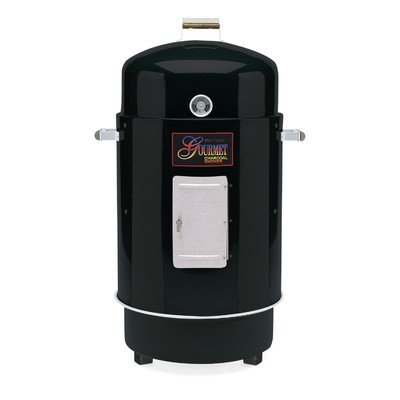 Brinkmann 852-7080-7 Gourmet Charcoal Smoker and Grill, Black