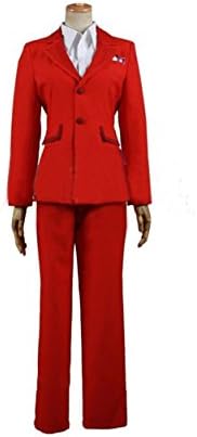 CosEnter Anime Tokyo Ghoul Shuu Tsukiyama Red Outfits Cosplay Costume