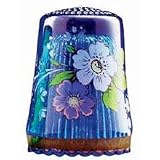 Blue Floral Thimble