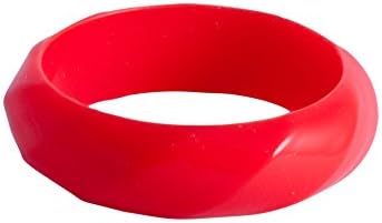 Twist Teething Bangle Red