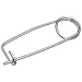 Dixon Air King AKSP1 Air Hose Fitting, Spring Wire Safety Pin, 3/64" Thick